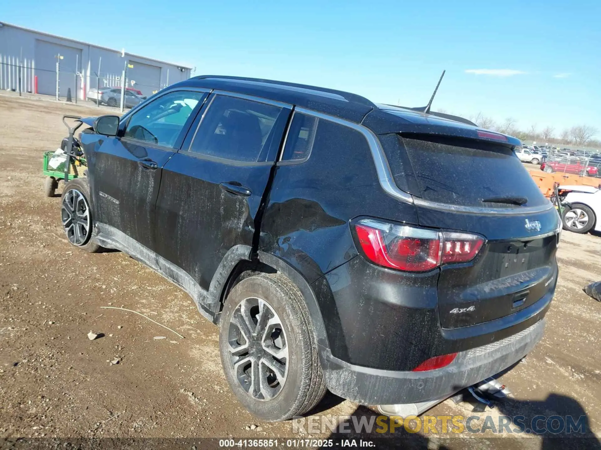 3 Photograph of a damaged car 3C4NJDCB4NT150078 JEEP COMPASS 2022