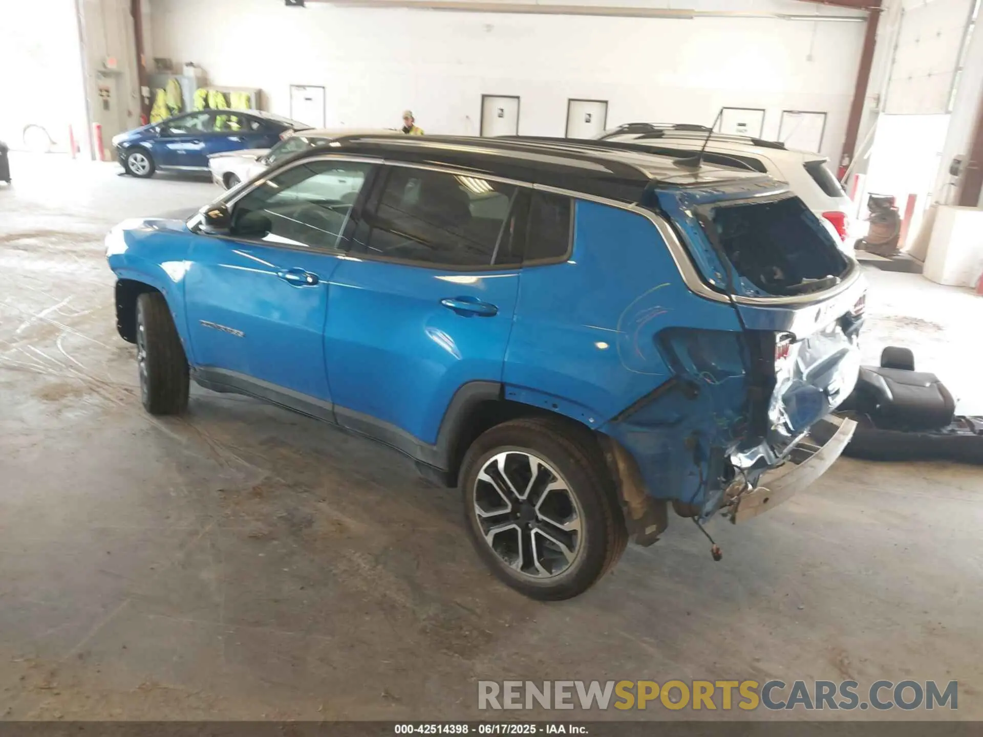 3 Photograph of a damaged car 3C4NJDCB4NT171609 JEEP COMPASS 2022