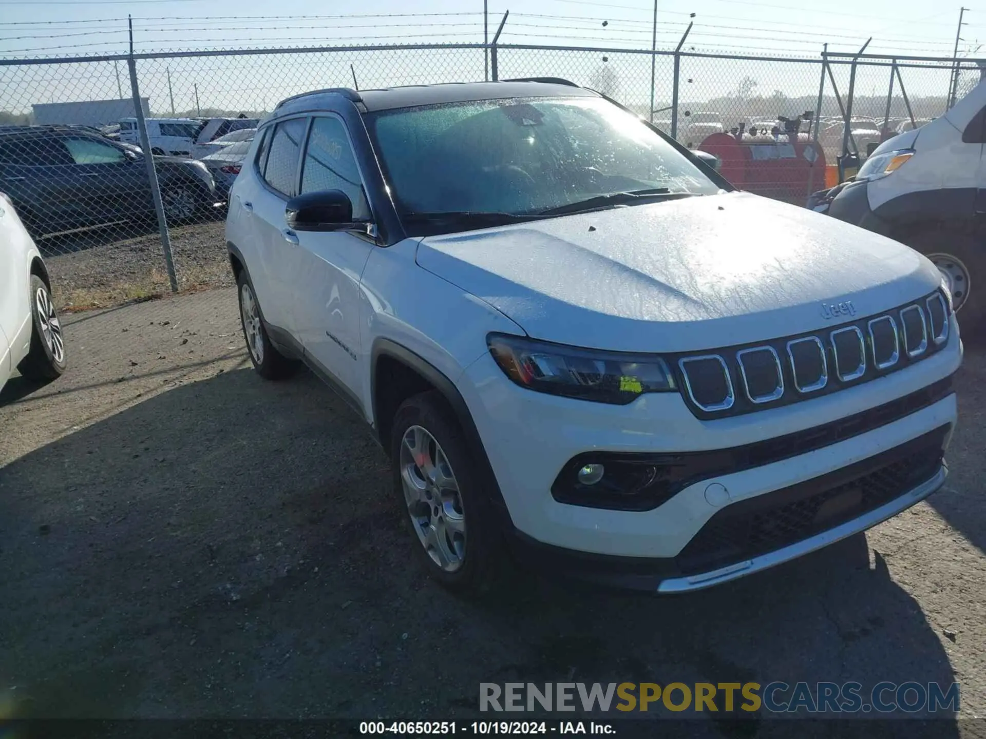 1 Photograph of a damaged car 3C4NJDCB5NT141390 JEEP COMPASS 2022