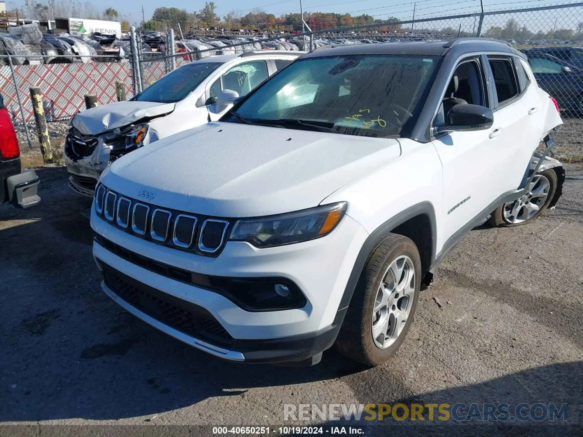 2 Photograph of a damaged car 3C4NJDCB5NT141390 JEEP COMPASS 2022