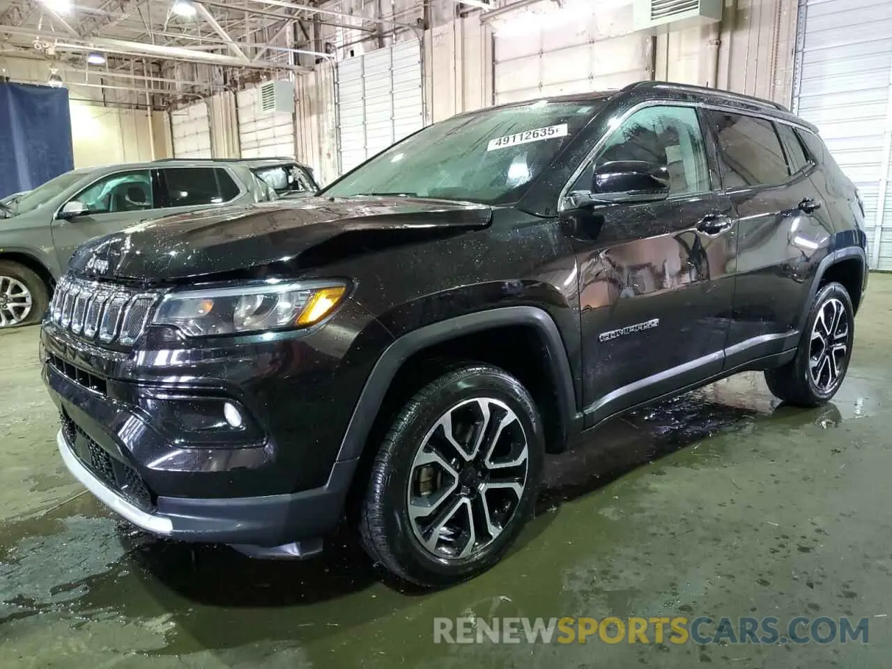 1 Photograph of a damaged car 3C4NJDCB5NT146248 JEEP COMPASS 2022