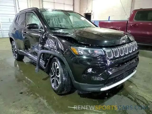 14 Photograph of a damaged car 3C4NJDCB5NT146248 JEEP COMPASS 2022