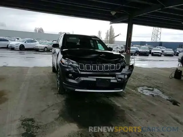 10 Photograph of a damaged car 3C4NJDCB5NT169805 JEEP COMPASS 2022