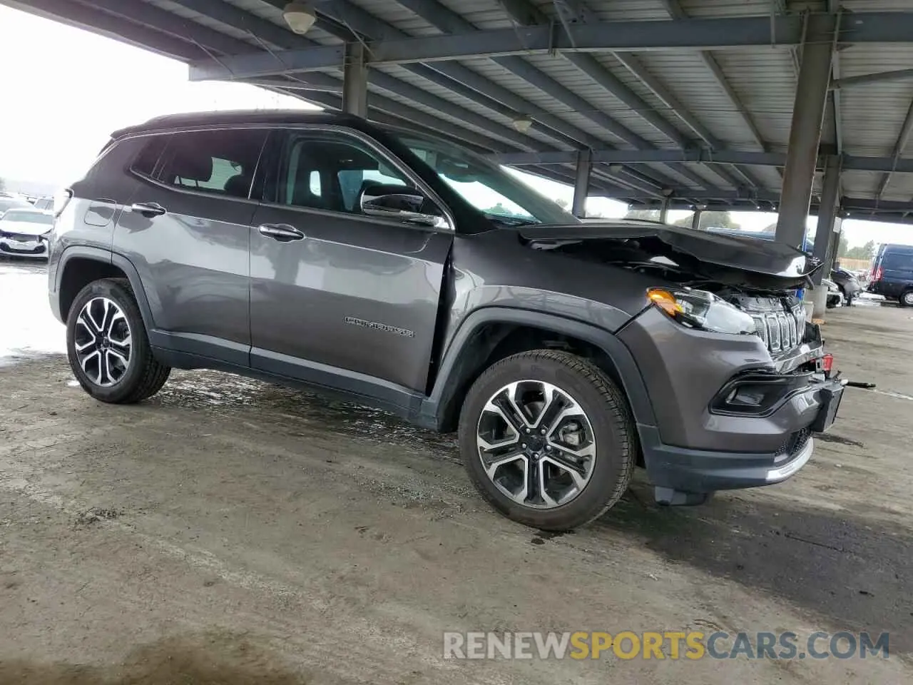 4 Photograph of a damaged car 3C4NJDCB5NT169805 JEEP COMPASS 2022