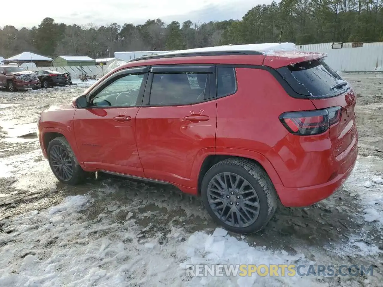 2 Photograph of a damaged car 3C4NJDCB5NT191741 JEEP COMPASS 2022