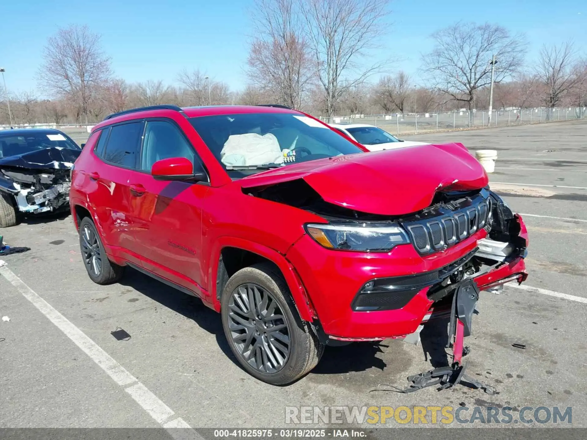 1 Photograph of a damaged car 3C4NJDCB5NT209123 JEEP COMPASS 2022