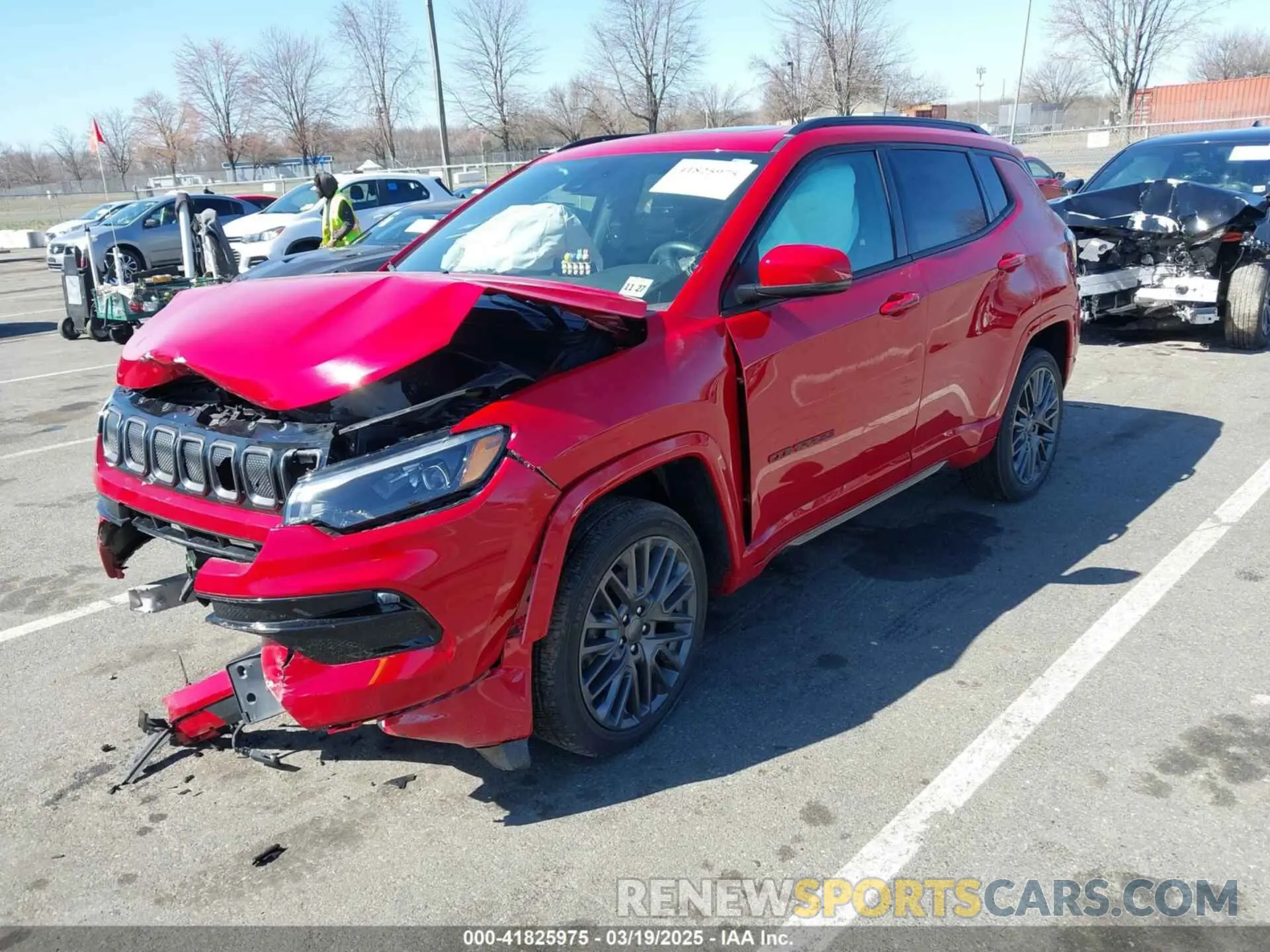 2 Photograph of a damaged car 3C4NJDCB5NT209123 JEEP COMPASS 2022