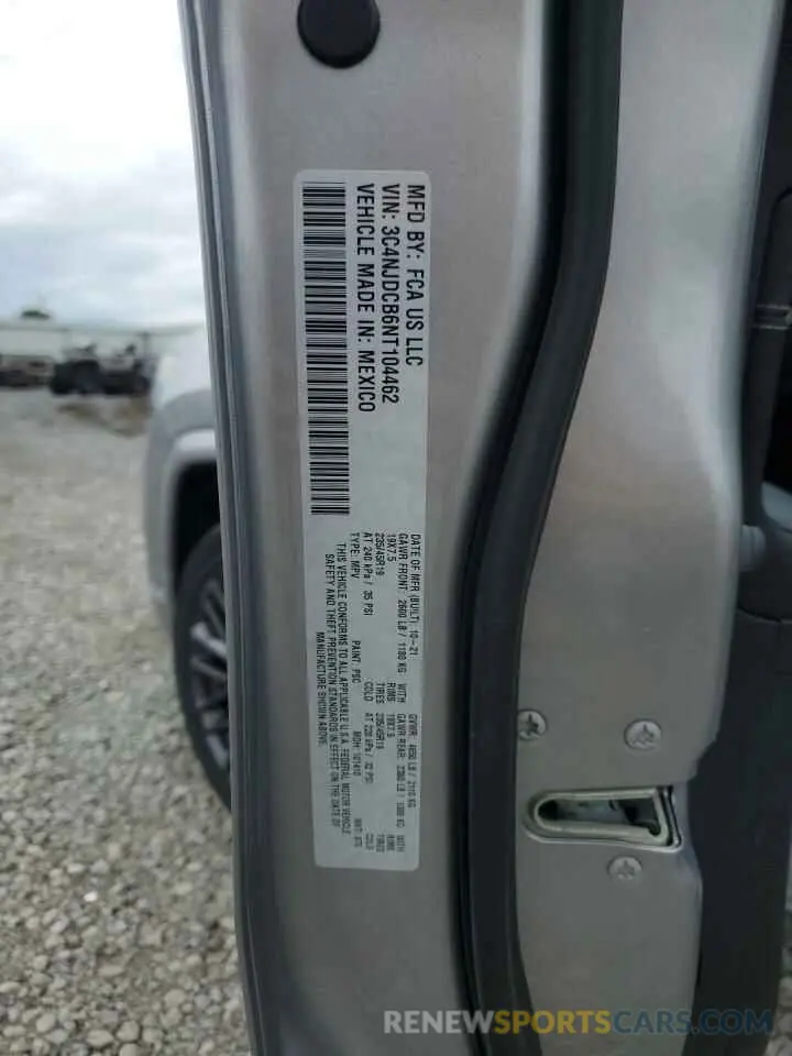13 Photograph of a damaged car 3C4NJDCB6NT104462 JEEP COMPASS 2022
