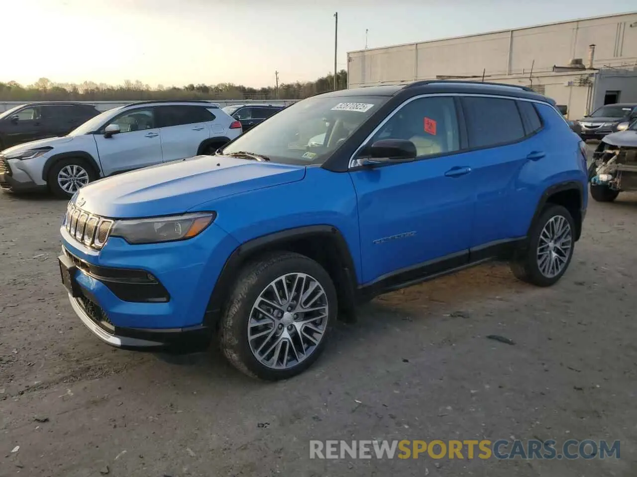 1 Photograph of a damaged car 3C4NJDCB6NT105806 JEEP COMPASS 2022