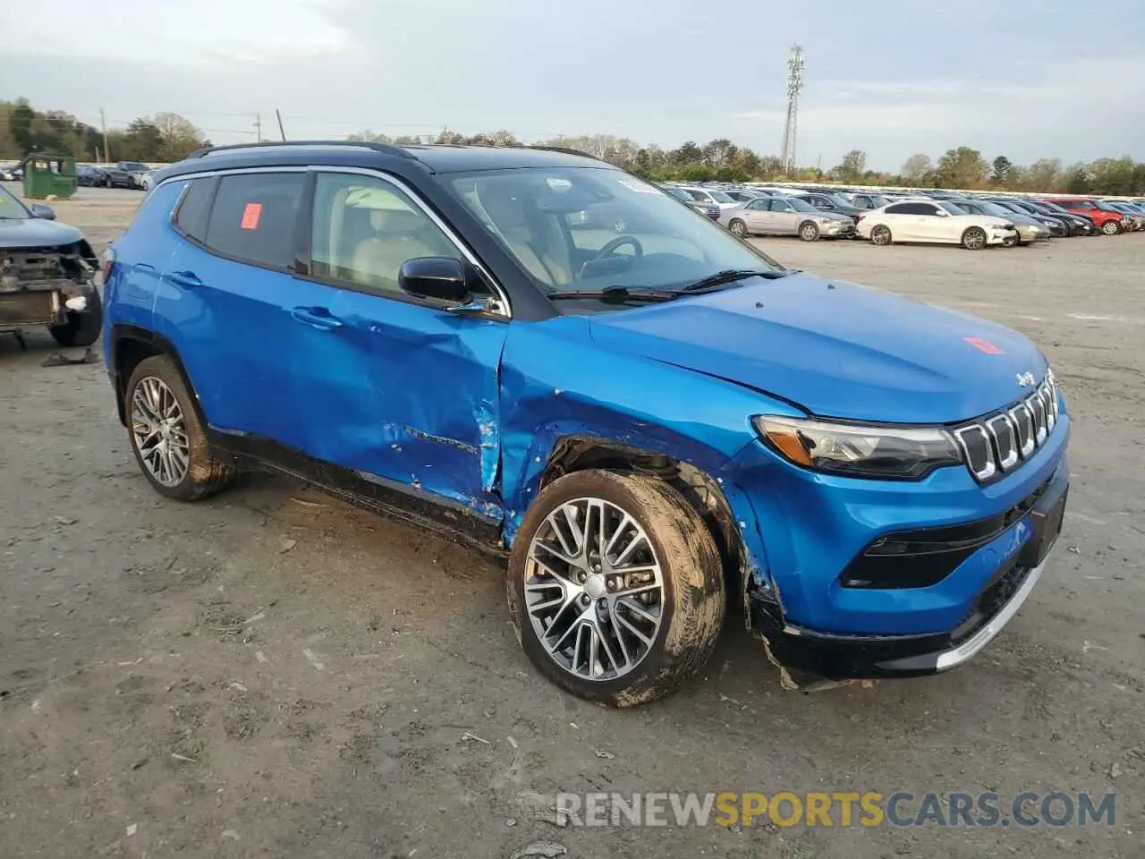4 Photograph of a damaged car 3C4NJDCB6NT105806 JEEP COMPASS 2022