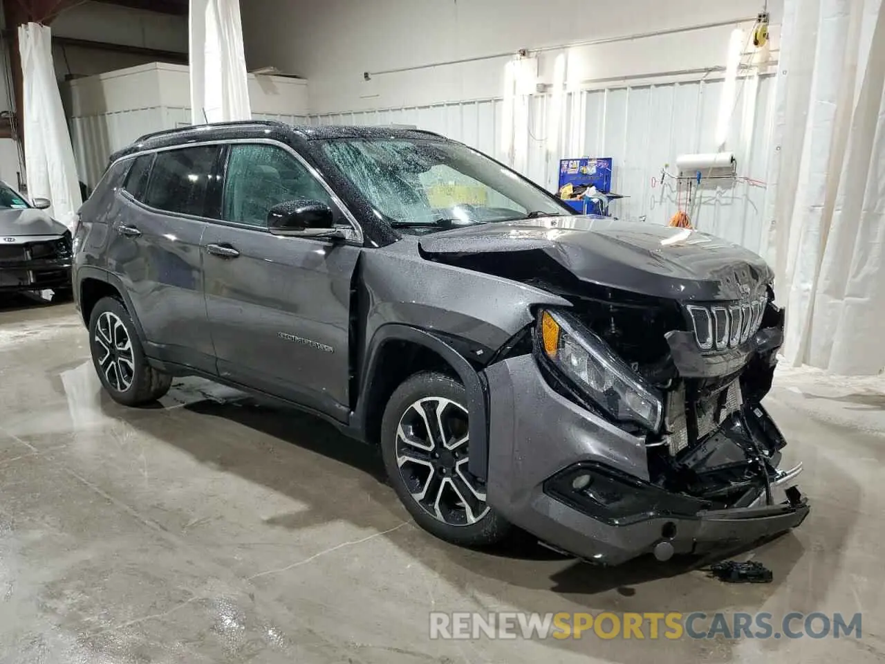 4 Photograph of a damaged car 3C4NJDCB6NT188668 JEEP COMPASS 2022