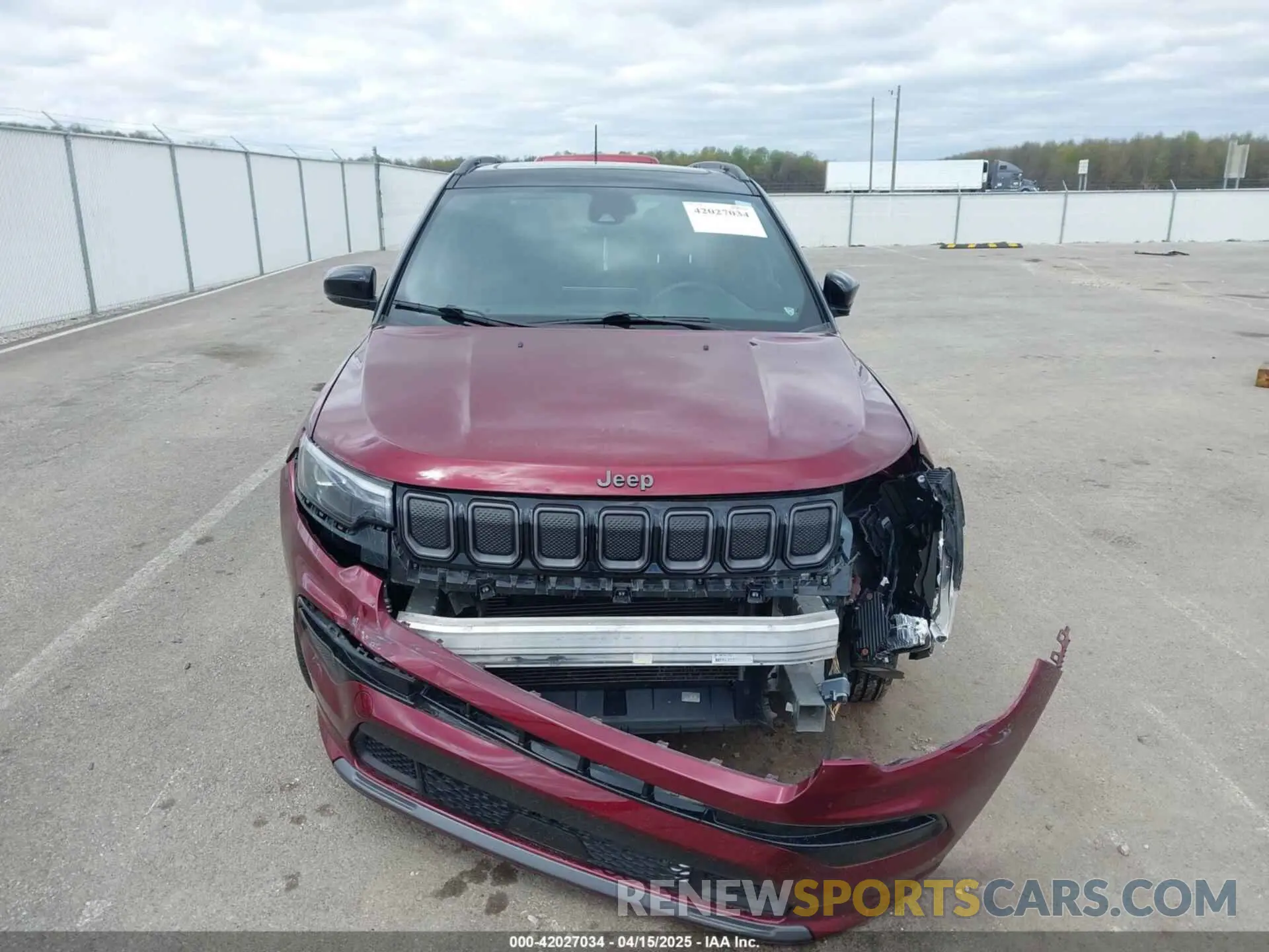 12 Photograph of a damaged car 3C4NJDCB7NT101666 JEEP COMPASS 2022
