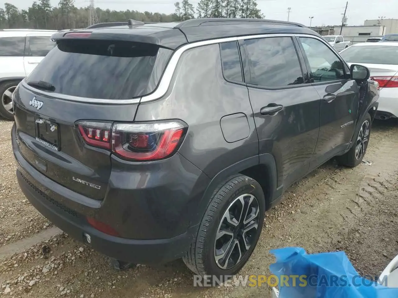 3 Photograph of a damaged car 3C4NJDCB7NT231320 JEEP COMPASS 2022