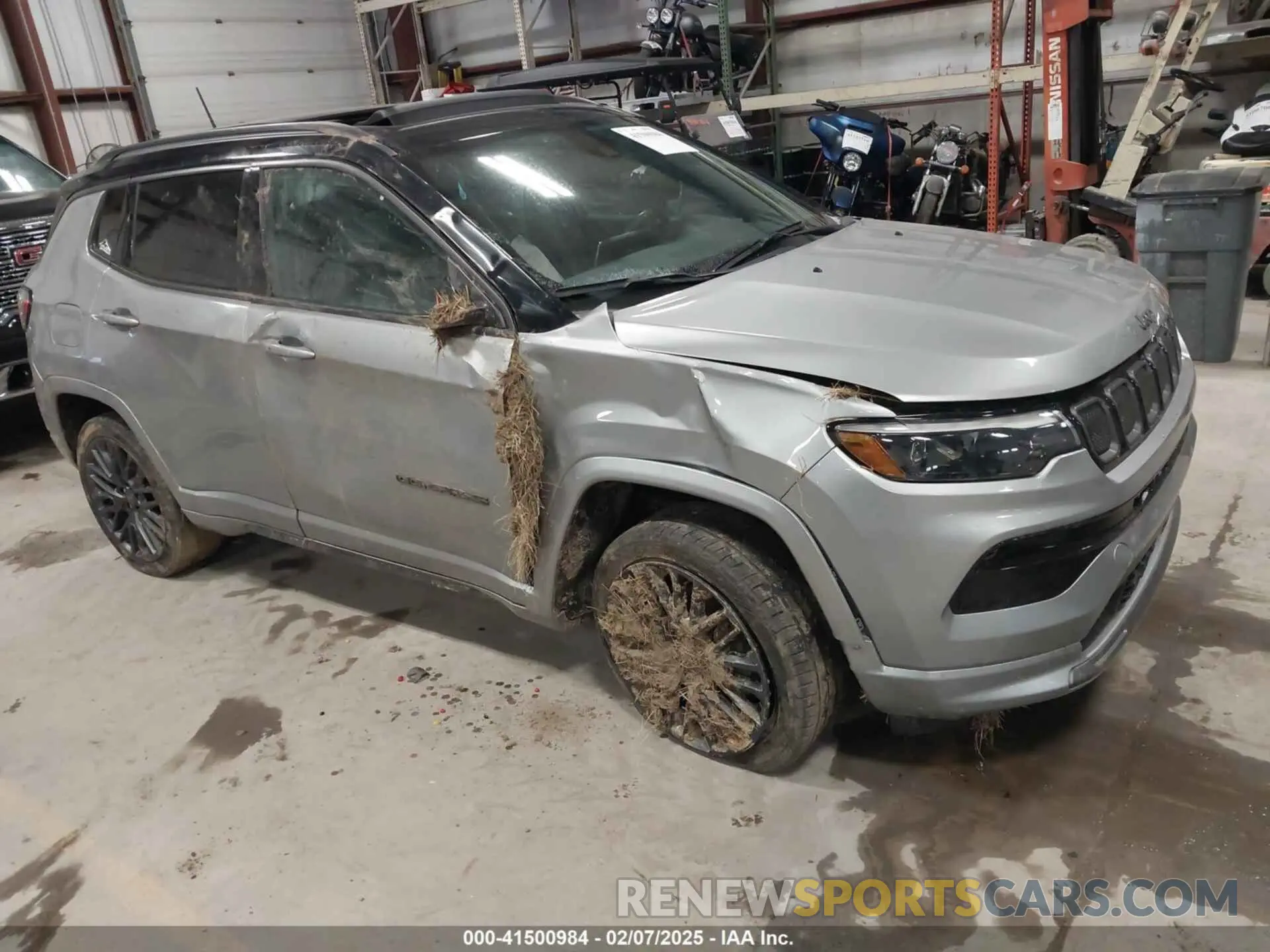 1 Photograph of a damaged car 3C4NJDCB8NT109002 JEEP COMPASS 2022