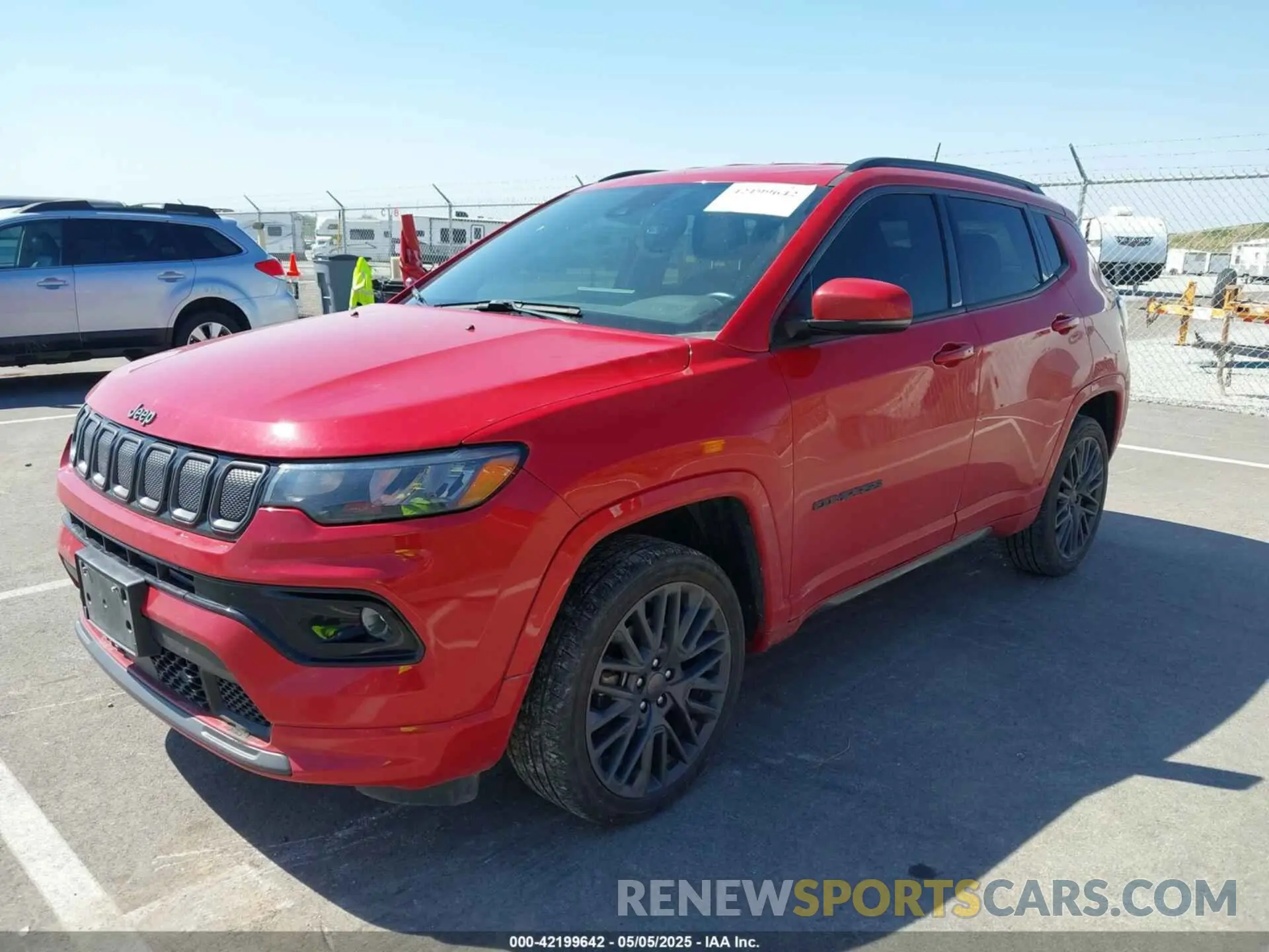 2 Photograph of a damaged car 3C4NJDCB8NT146177 JEEP COMPASS 2022