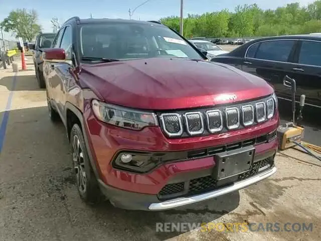 14 Photograph of a damaged car 3C4NJDCB8NT159432 JEEP COMPASS 2022