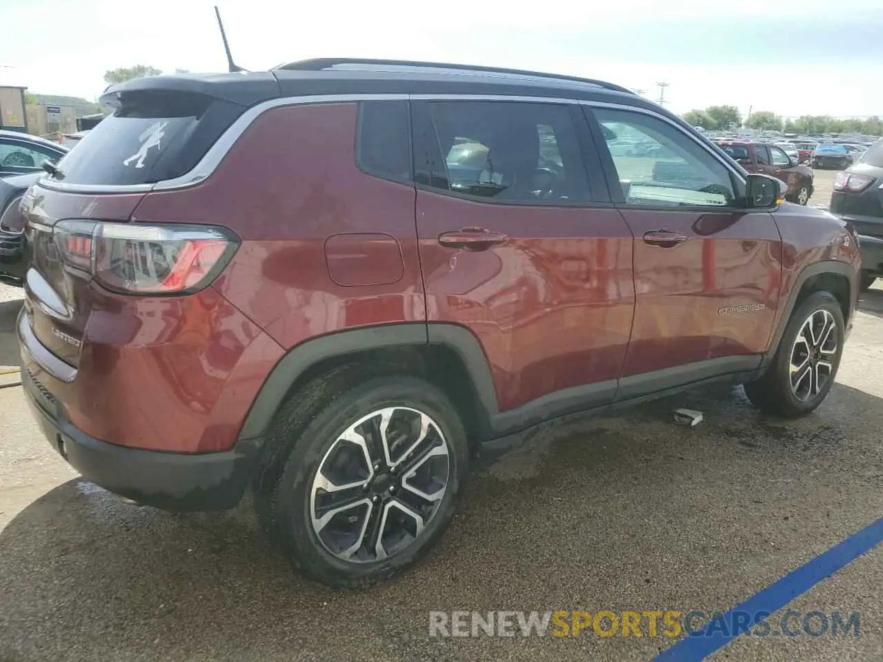 3 Photograph of a damaged car 3C4NJDCB8NT159432 JEEP COMPASS 2022
