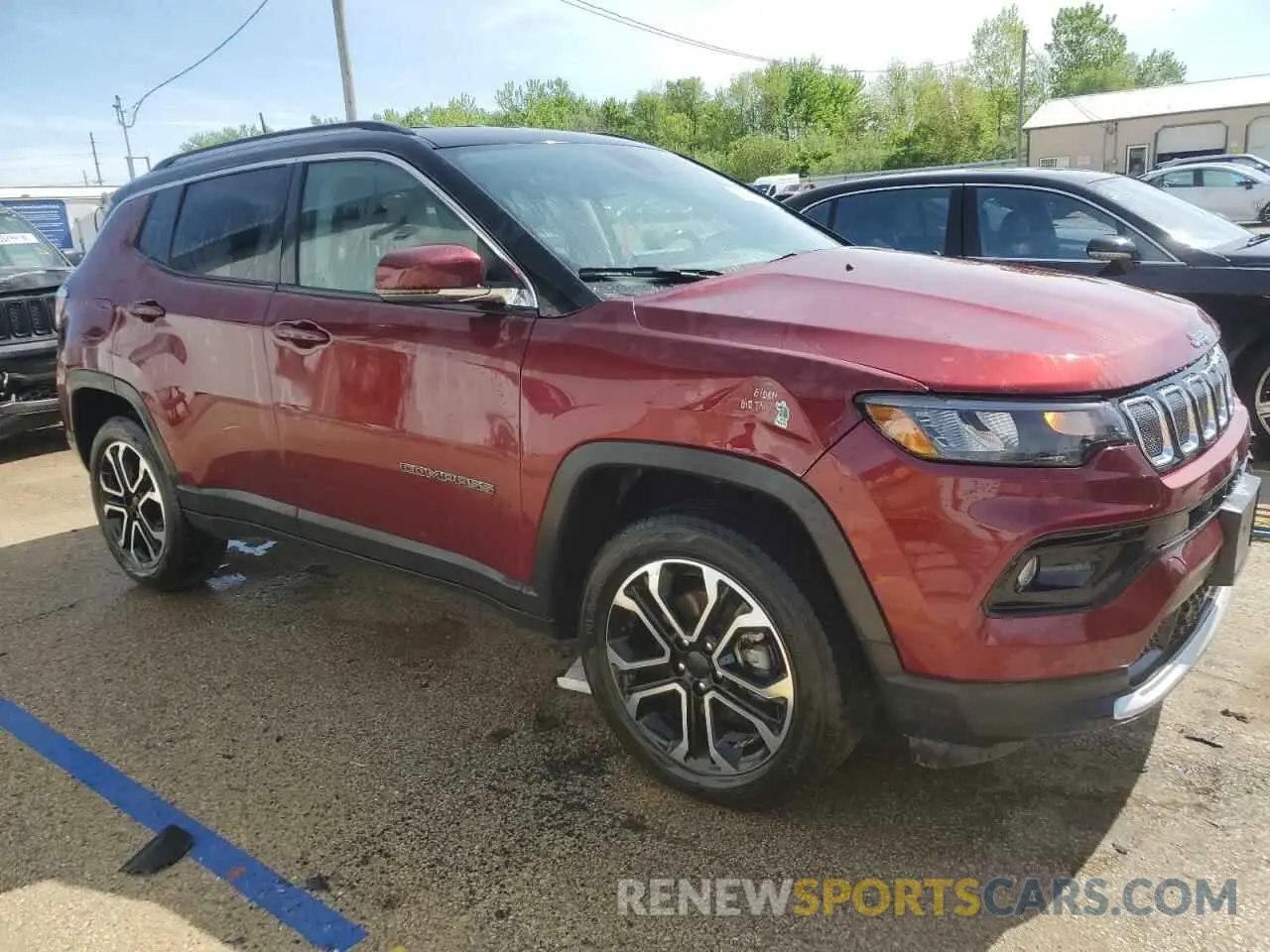 4 Photograph of a damaged car 3C4NJDCB8NT159432 JEEP COMPASS 2022