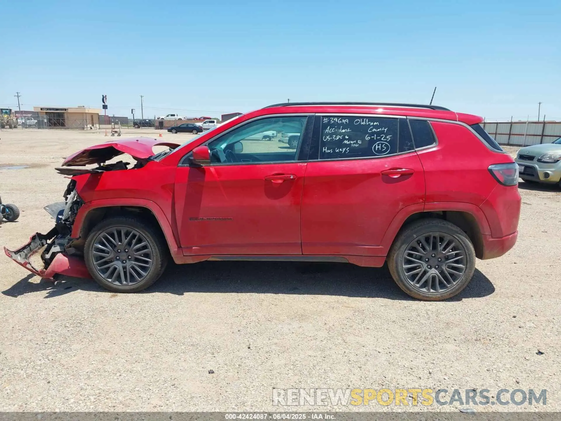 14 Photograph of a damaged car 3C4NJDCB8NT168390 JEEP COMPASS 2022