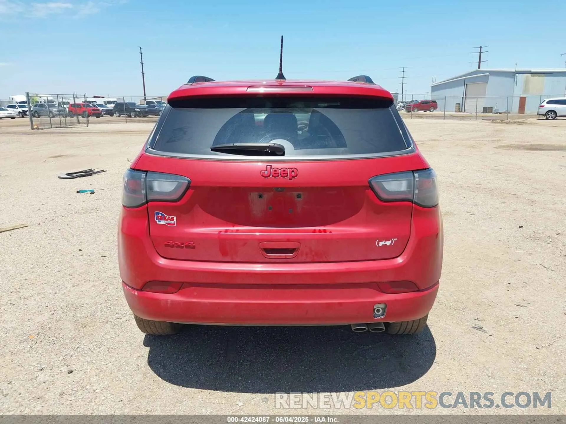 16 Photograph of a damaged car 3C4NJDCB8NT168390 JEEP COMPASS 2022