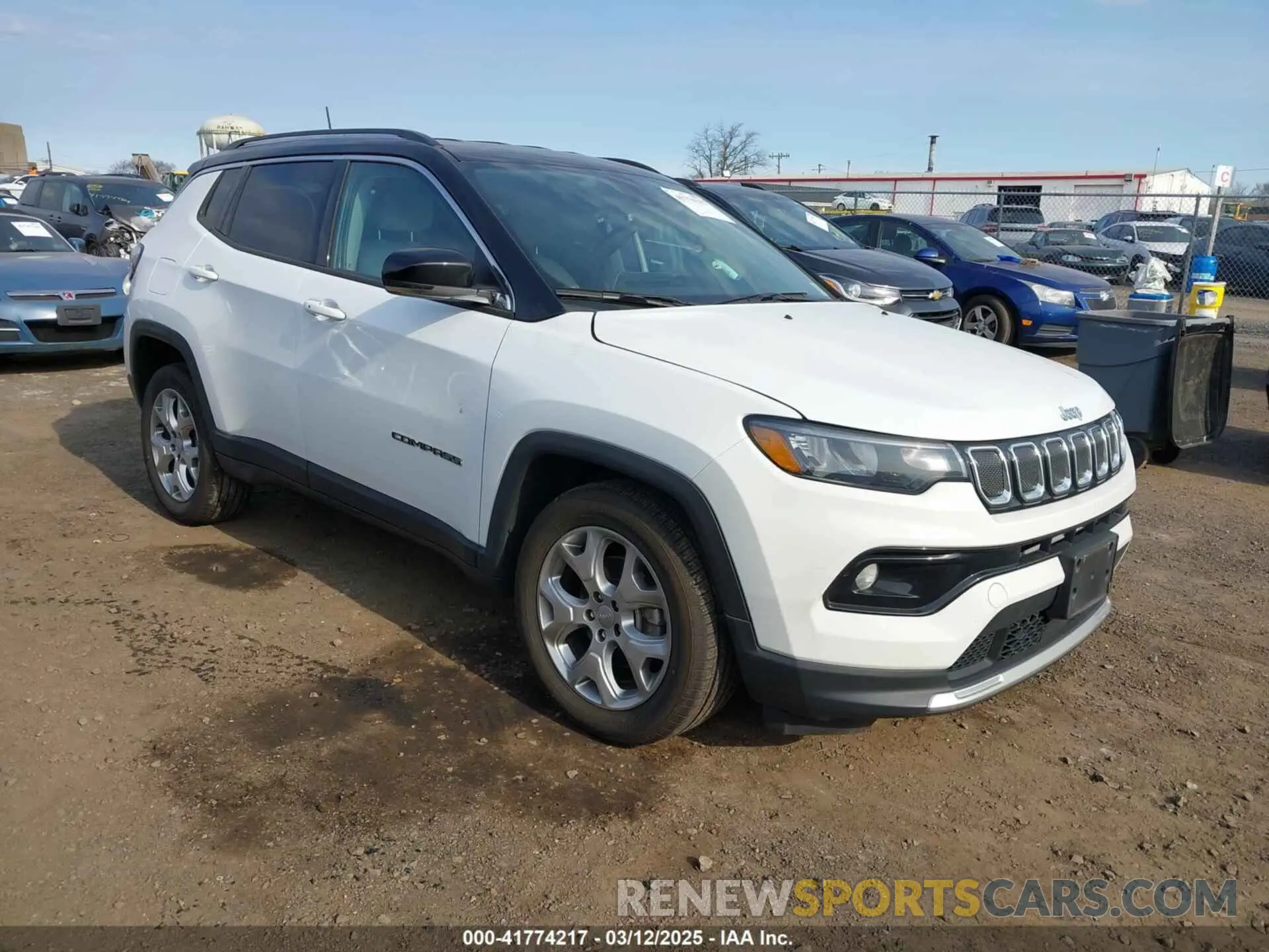 1 Photograph of a damaged car 3C4NJDCB9NT130392 JEEP COMPASS 2022