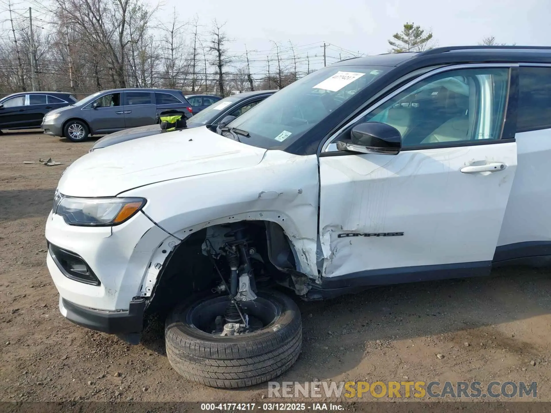 6 Photograph of a damaged car 3C4NJDCB9NT130392 JEEP COMPASS 2022