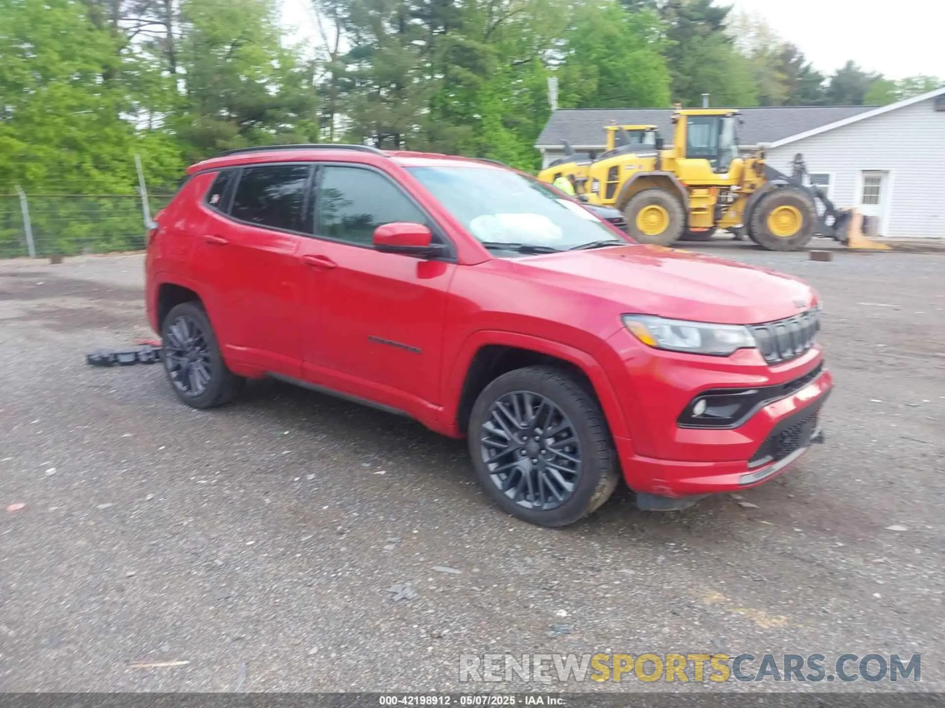 1 Photograph of a damaged car 3C4NJDCB9NT136225 JEEP COMPASS 2022