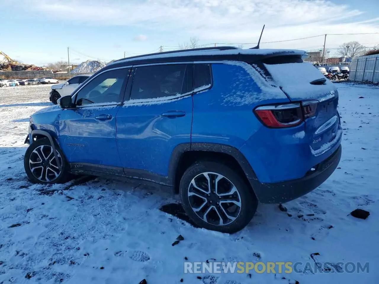2 Photograph of a damaged car 3C4NJDCB9NT160489 JEEP COMPASS 2022