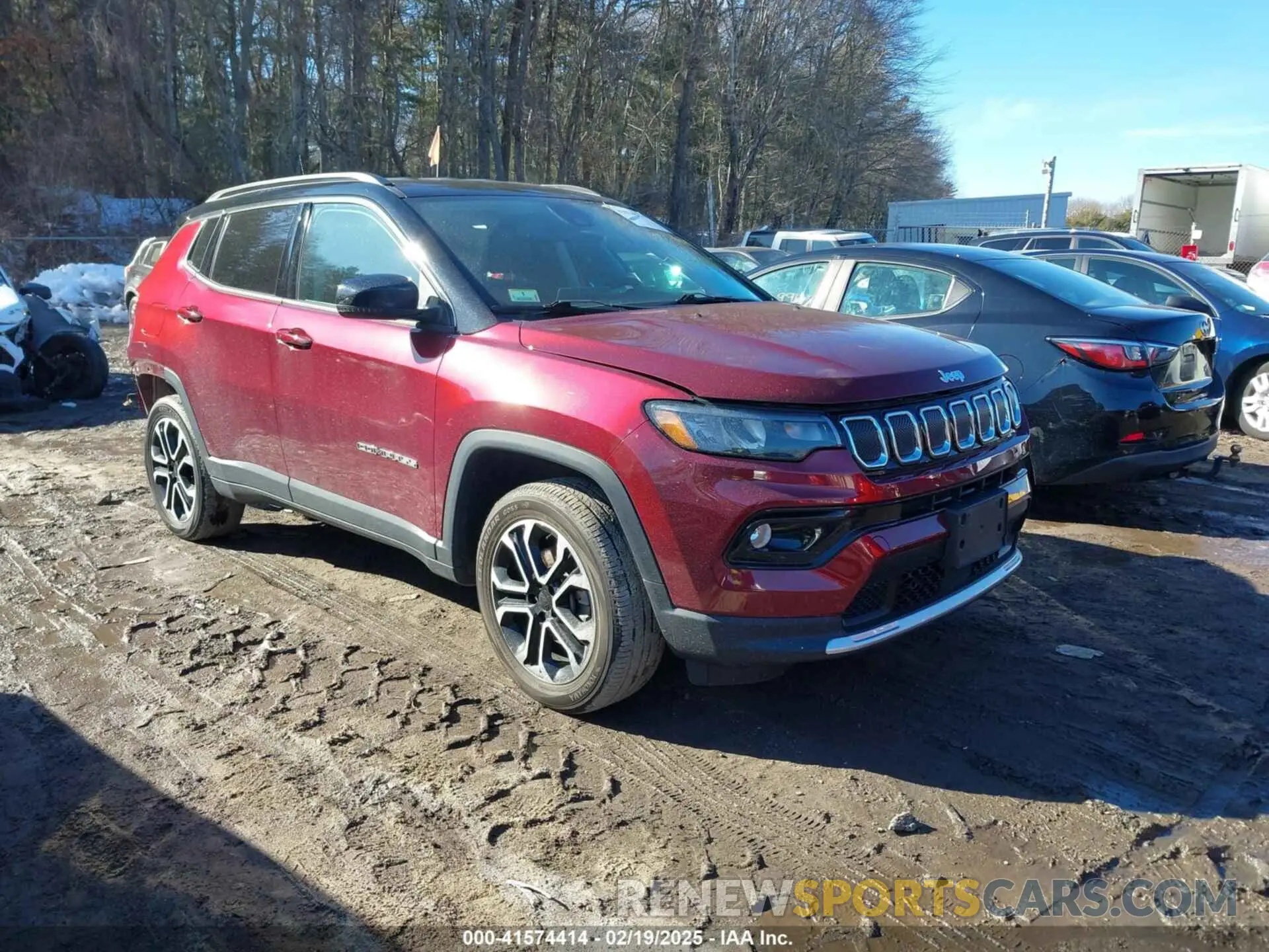 1 Photograph of a damaged car 3C4NJDCB9NT193699 JEEP COMPASS 2022