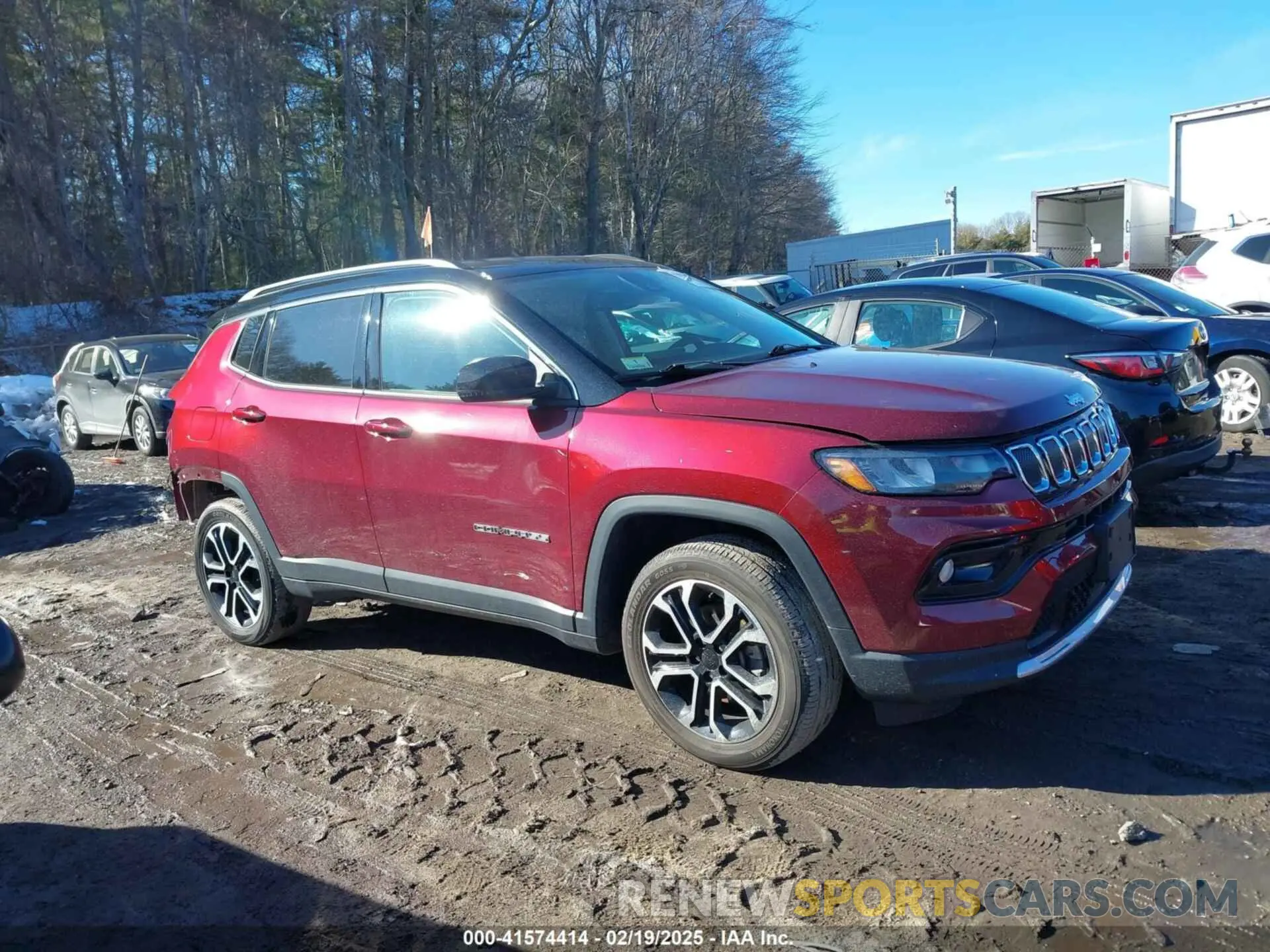 14 Photograph of a damaged car 3C4NJDCB9NT193699 JEEP COMPASS 2022