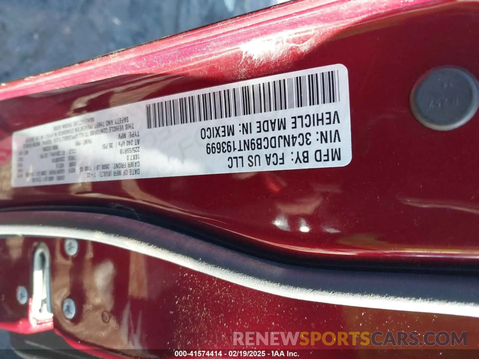 9 Photograph of a damaged car 3C4NJDCB9NT193699 JEEP COMPASS 2022