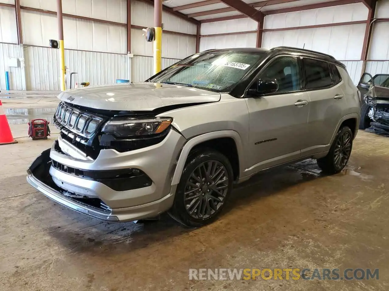 1 Photograph of a damaged car 3C4NJDCBXNT140459 JEEP COMPASS 2022