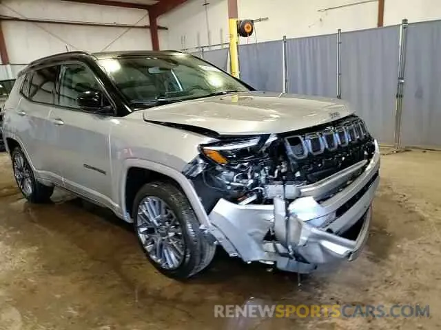 15 Photograph of a damaged car 3C4NJDCBXNT140459 JEEP COMPASS 2022