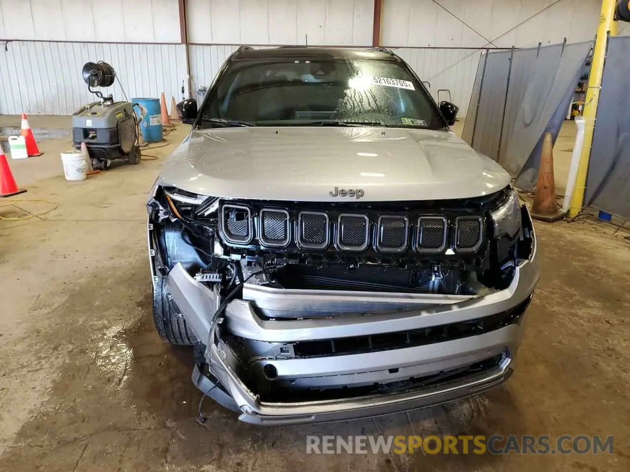 5 Photograph of a damaged car 3C4NJDCBXNT140459 JEEP COMPASS 2022