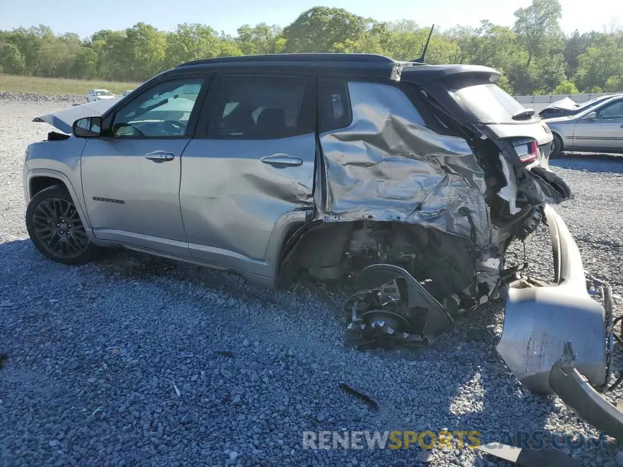 2 Photograph of a damaged car 3C4NJDCBXNT170044 JEEP COMPASS 2022