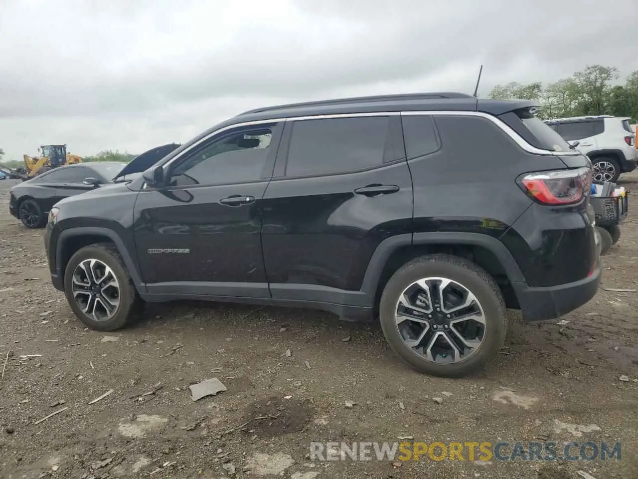 2 Photograph of a damaged car 3C4NJDCBXNT194943 JEEP COMPASS 2022