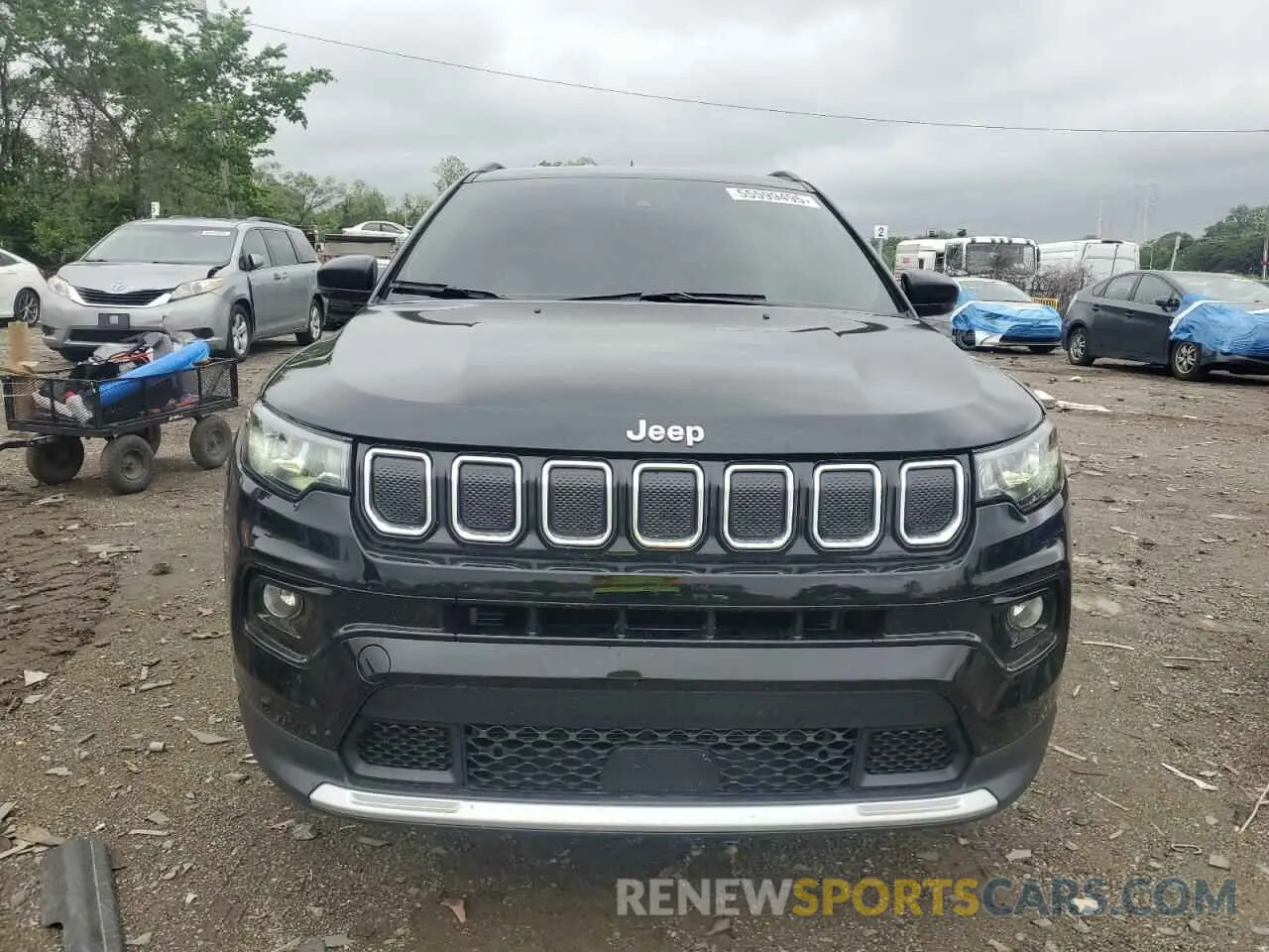 5 Photograph of a damaged car 3C4NJDCBXNT194943 JEEP COMPASS 2022