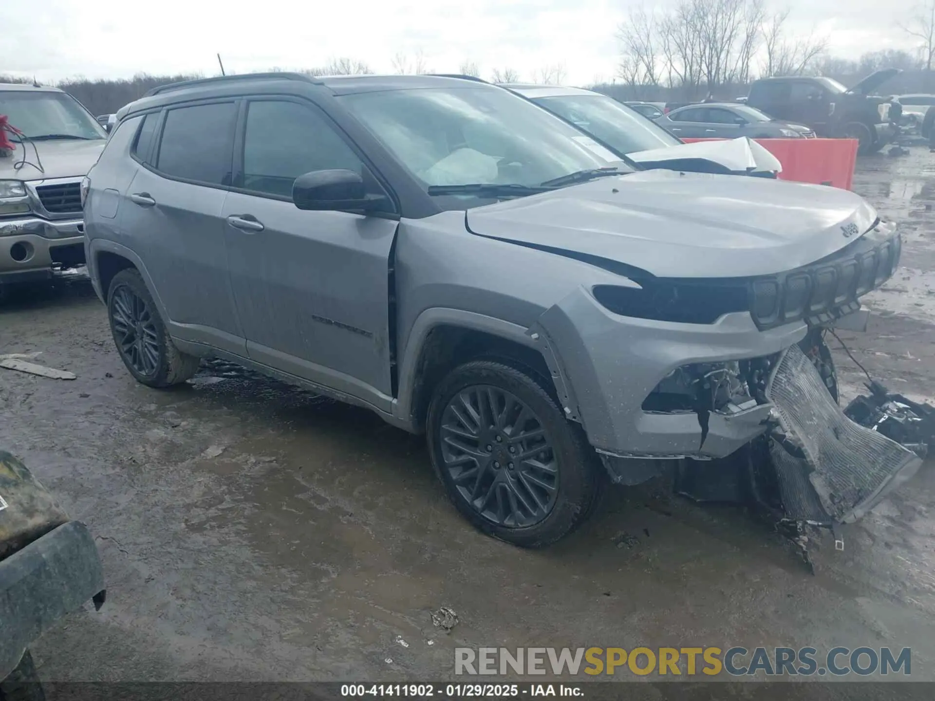 1 Photograph of a damaged car 3C4NJDCBXNT209621 JEEP COMPASS 2022