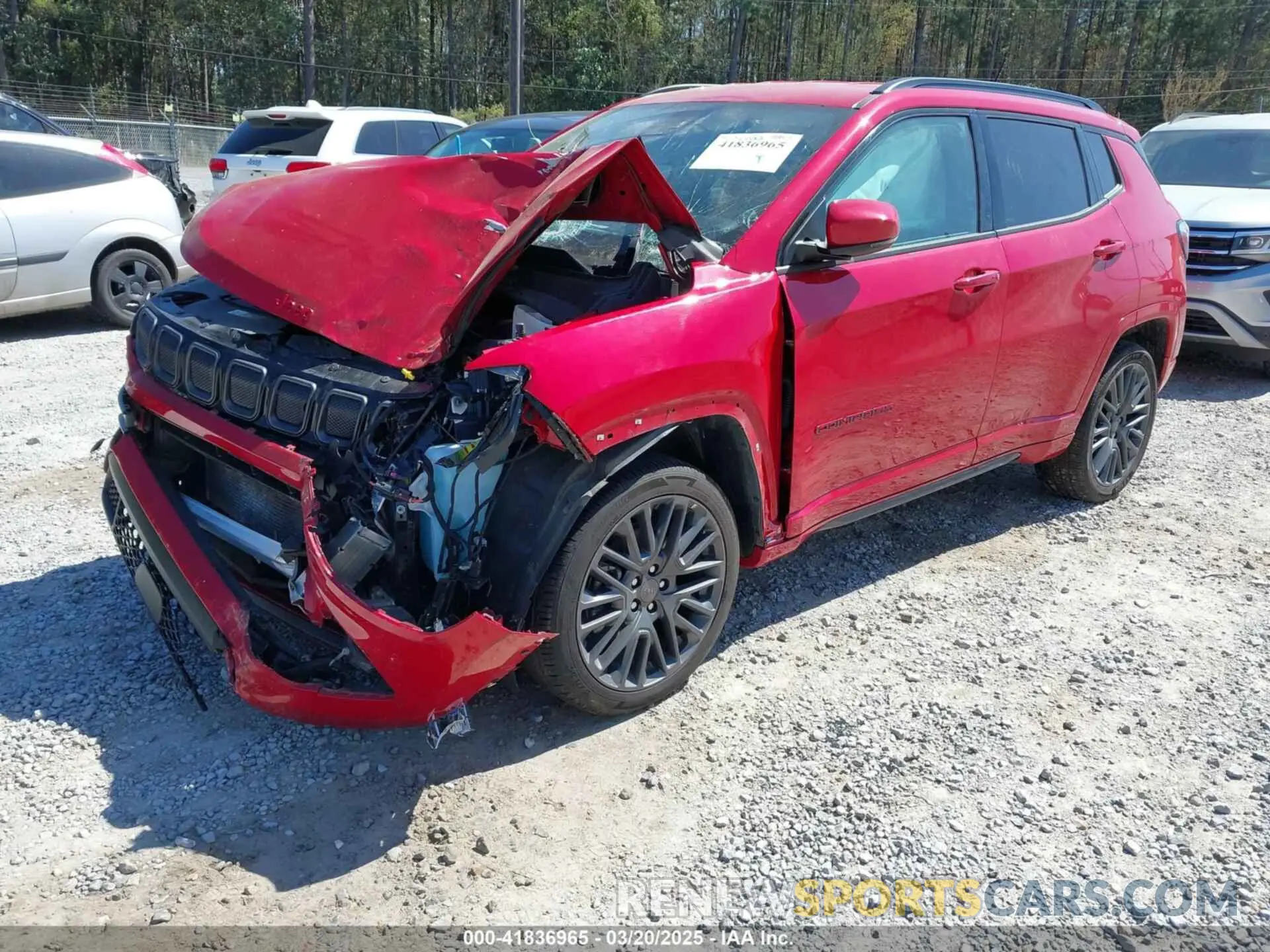 2 Photograph of a damaged car 3C4NJDCBXNT236673 JEEP COMPASS 2022