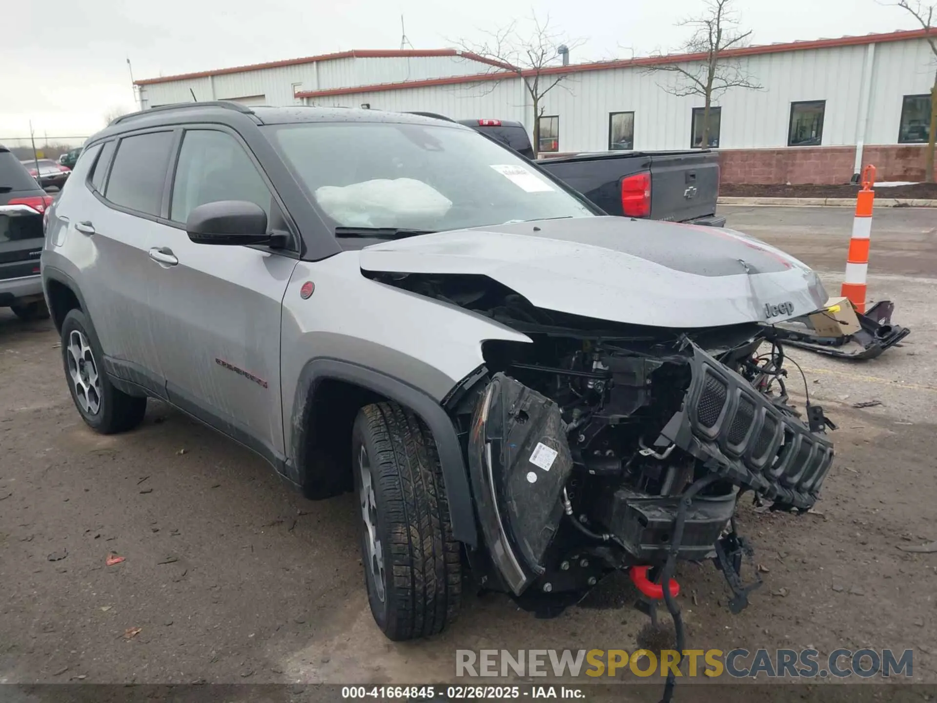 1 Photograph of a damaged car 3C4NJDDB3NT128118 JEEP COMPASS 2022