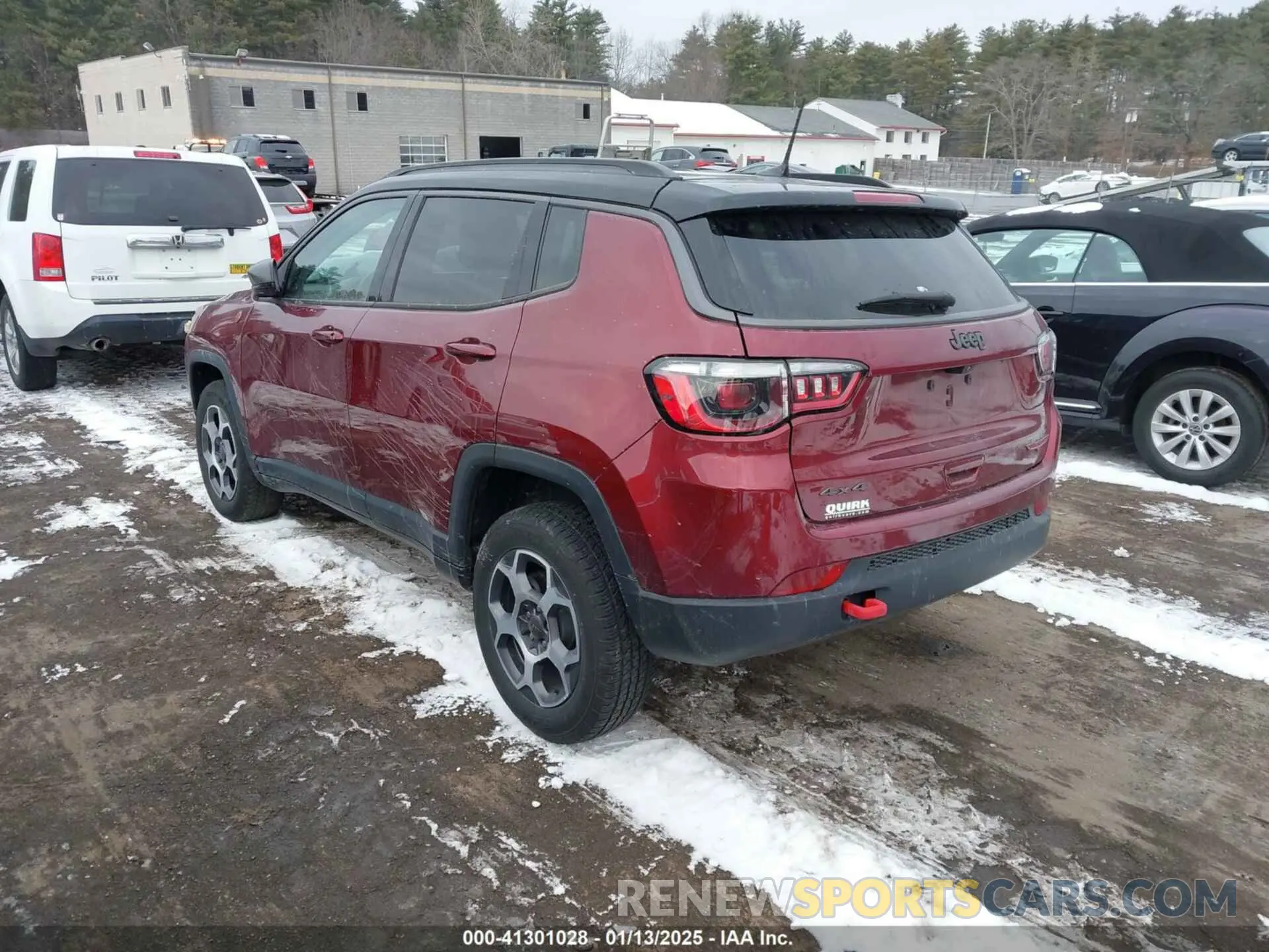 3 Photograph of a damaged car 3C4NJDDB5NT183847 JEEP COMPASS 2022