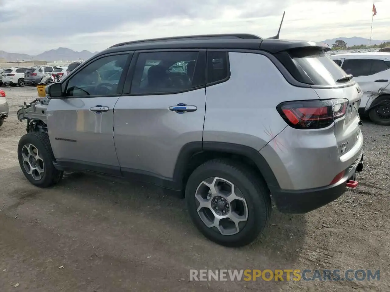 2 Photograph of a damaged car 3C4NJDDB7NT115212 JEEP COMPASS 2022