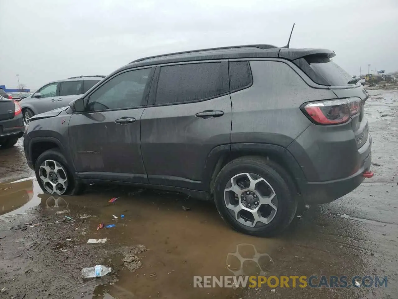 2 Photograph of a damaged car 3C4NJDDB7NT136660 JEEP COMPASS 2022