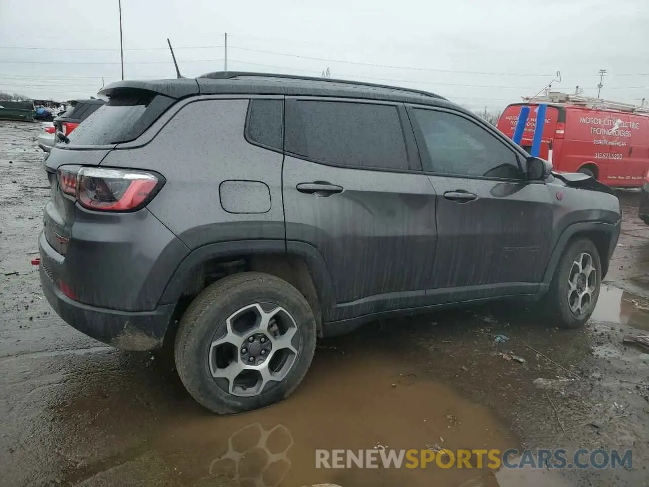 3 Photograph of a damaged car 3C4NJDDB7NT136660 JEEP COMPASS 2022
