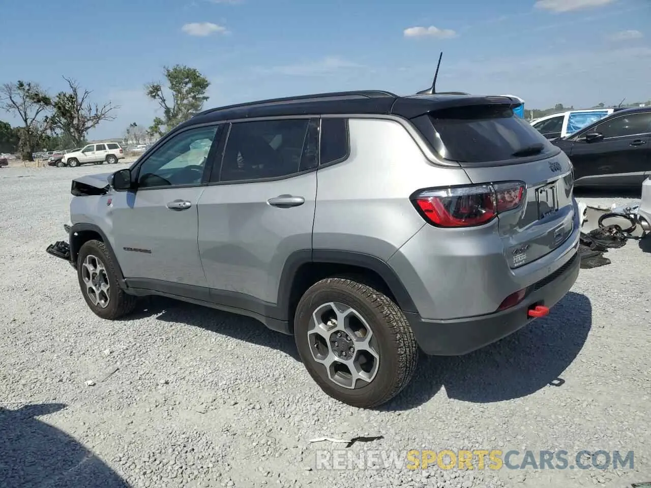 2 Photograph of a damaged car 3C4NJDDB8NT101366 JEEP COMPASS 2022