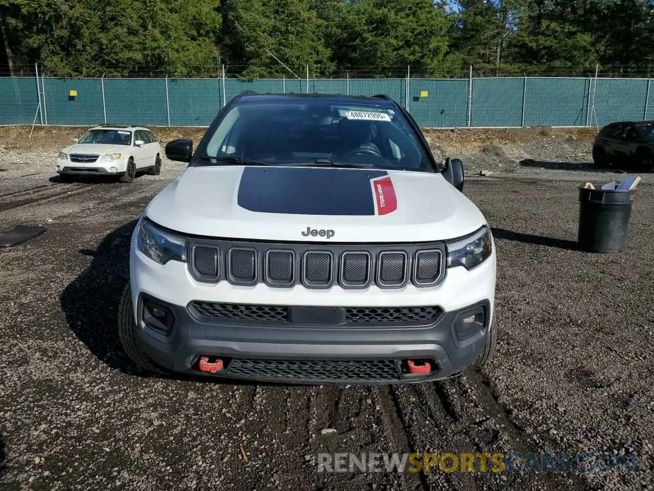 5 Photograph of a damaged car 3C4NJDDB8NT219448 JEEP COMPASS 2022