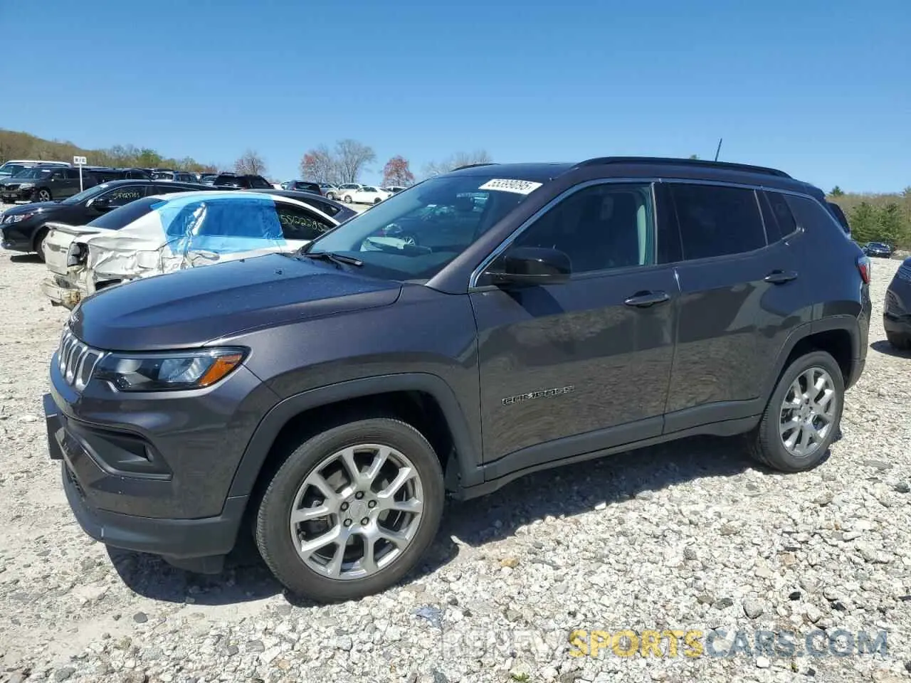 1 Photograph of a damaged car 3C4NJDFB2NT164072 JEEP COMPASS 2022