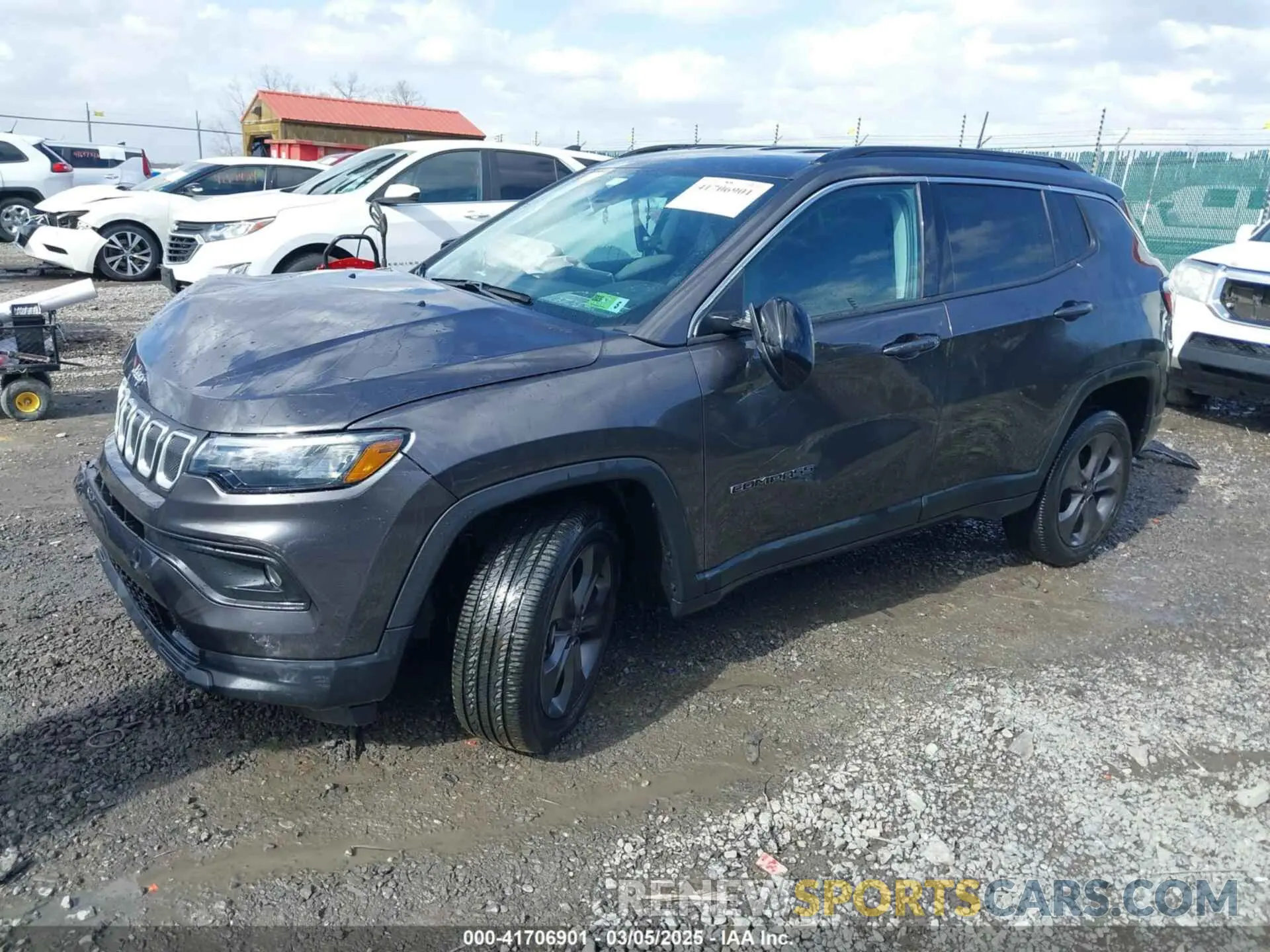 2 Photograph of a damaged car 3C4NJDFB3NT144607 JEEP COMPASS 2022