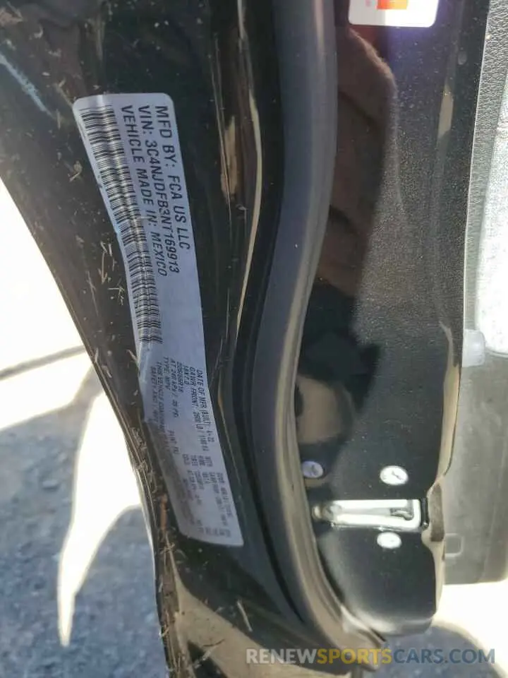 14 Photograph of a damaged car 3C4NJDFB3NT169913 JEEP COMPASS 2022