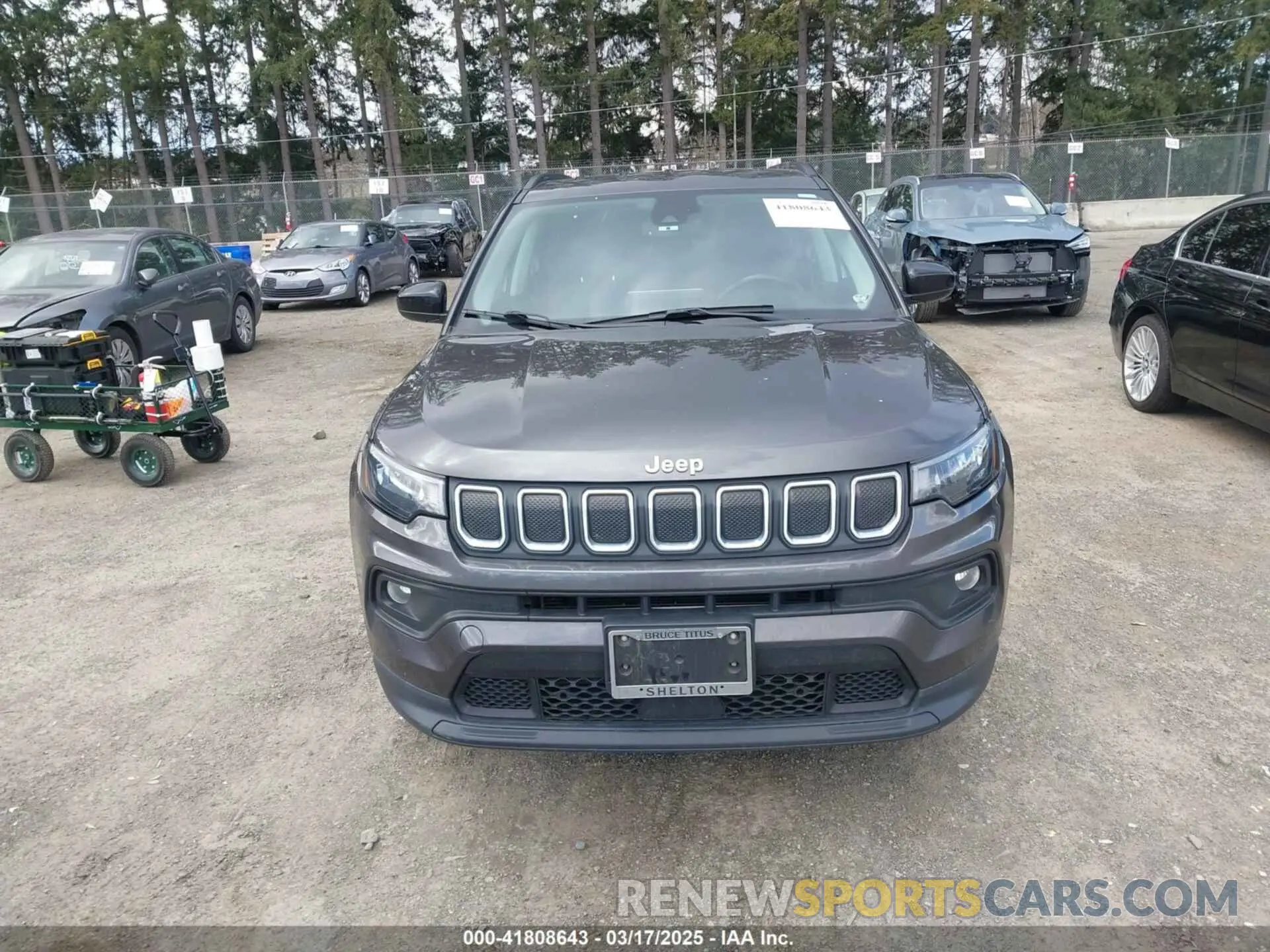 12 Photograph of a damaged car 3C4NJDFB3NT214607 JEEP COMPASS 2022